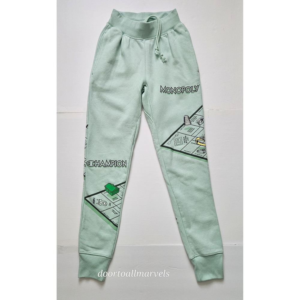 Champion x Hasbro Monopoly Reverse Weave Joggers Women sz XS Y2K-Inspired